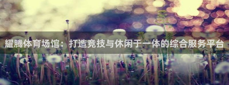 意昂体育4招商电话：耀腾体育场馆：打造竞技与休闲于一