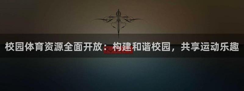 意昂体育4招商：校园体育资源全面开放：构建和谐校园，共享运动